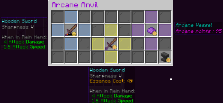 Arcane Anvil UI
